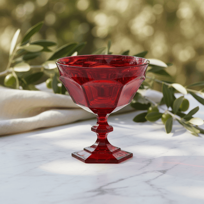 Mario Luca Giusti Vic & Albert Dessert Cup Set of 2 Red Brand Dessert Cup