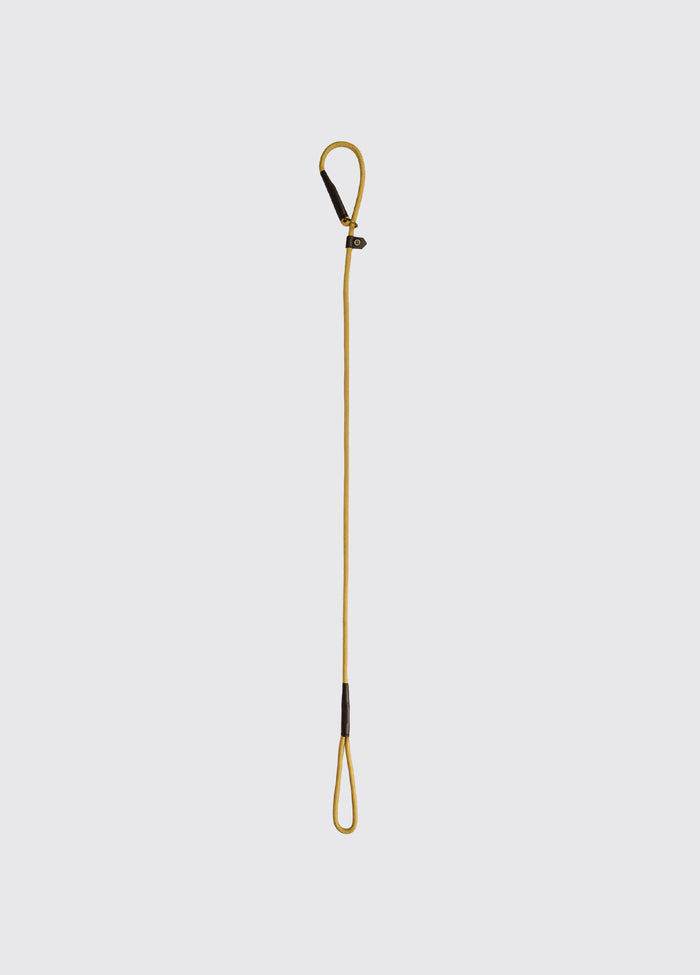 Marley 5ft Nylon Rope slip lead for dogs - Gold