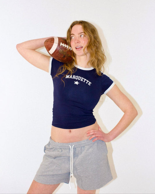 Marquette Soccer Baby Tee