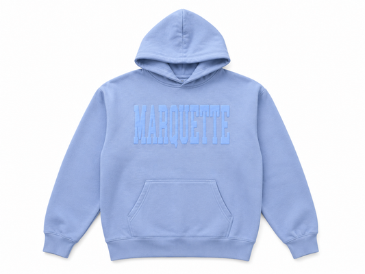 Marquette Tonal Puff Print Hoodie