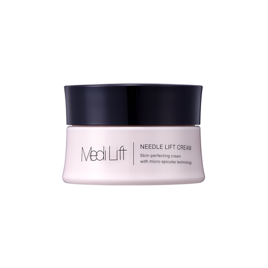 MediLift Needle Lift Cream jar on a white background