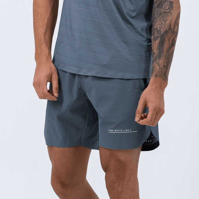 Men's Blue Astral shorts - Bascora