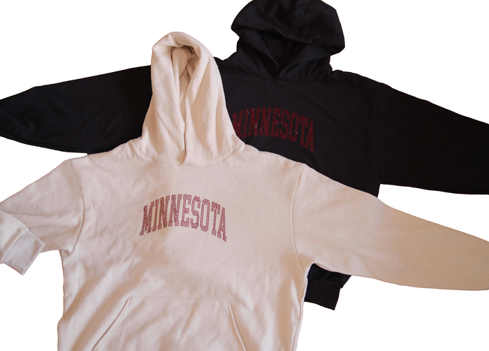 Minnesota Rhinestone Hoodie