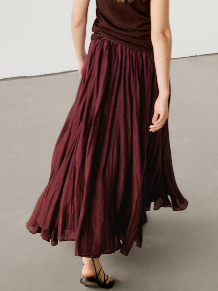 Mirjam - Ensemble Pull Oversize et Jupe en Mélange de Mohair