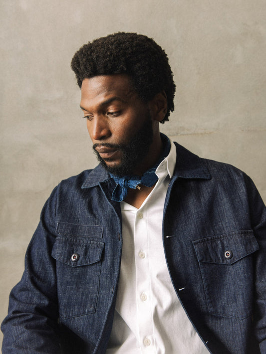 Modelshot / Indigo Blue / Detail