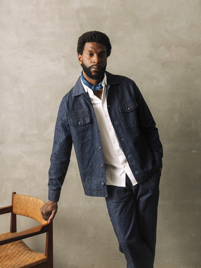 Modelshot / Indigo Blue / Detail