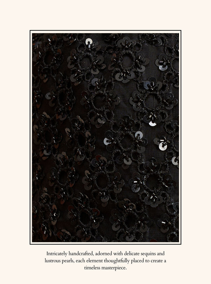 Mulmul Eesha Black Potli Bag