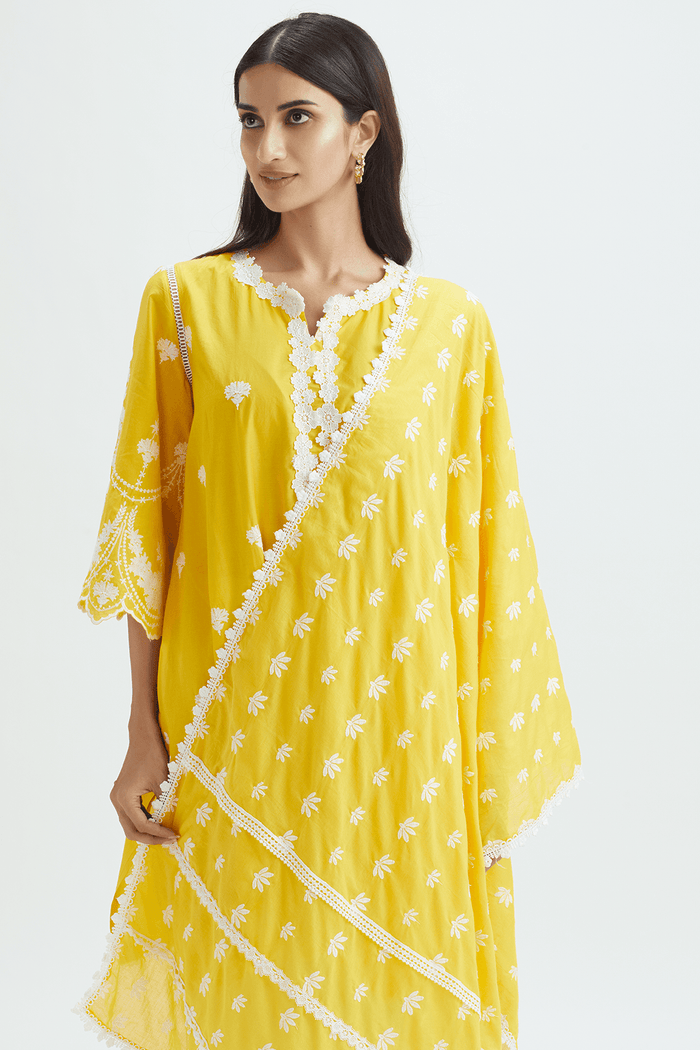 Mulmul Supima Cotton Julia Mango Kurta