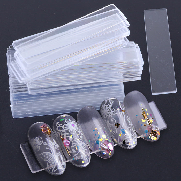 Nail display acrylic strips | 50pcs