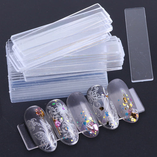 Nail display acrylic strips | 50pcs