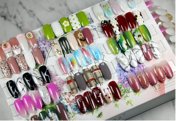 Nail display acrylic strips | 50pcs