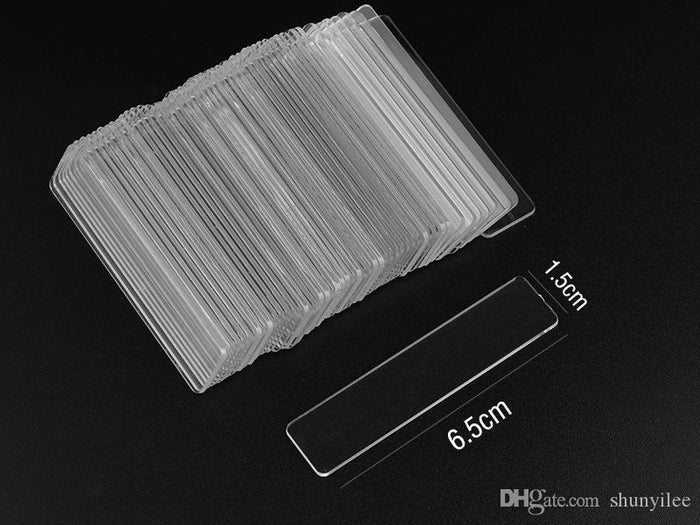 Nail display acrylic strips | 50pcs