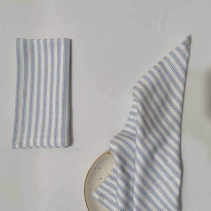 Napkins Cotton Ticking Set of 4 - ANNIE.G