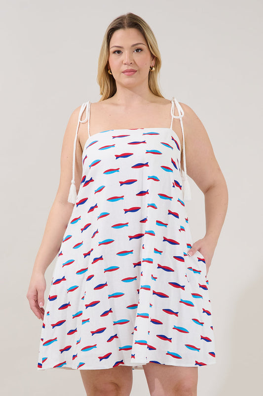 Narissa Shift Dress Fresh Catch Curve