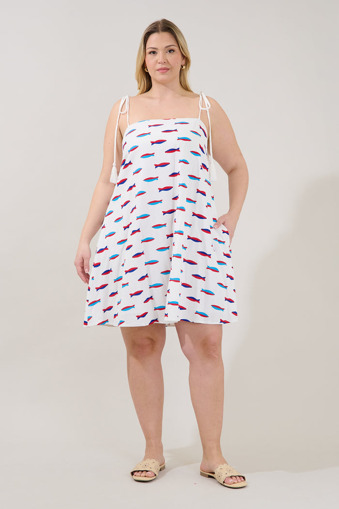 Narissa Shift Dress Fresh Catch Curve