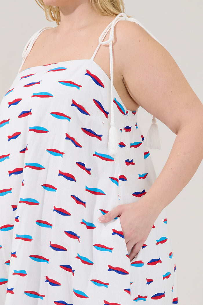 Narissa Shift Dress Fresh Catch Curve