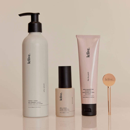 Revitalise and restore dry skin with an effective 3 step skincare routine for lasting hydration and nourishment