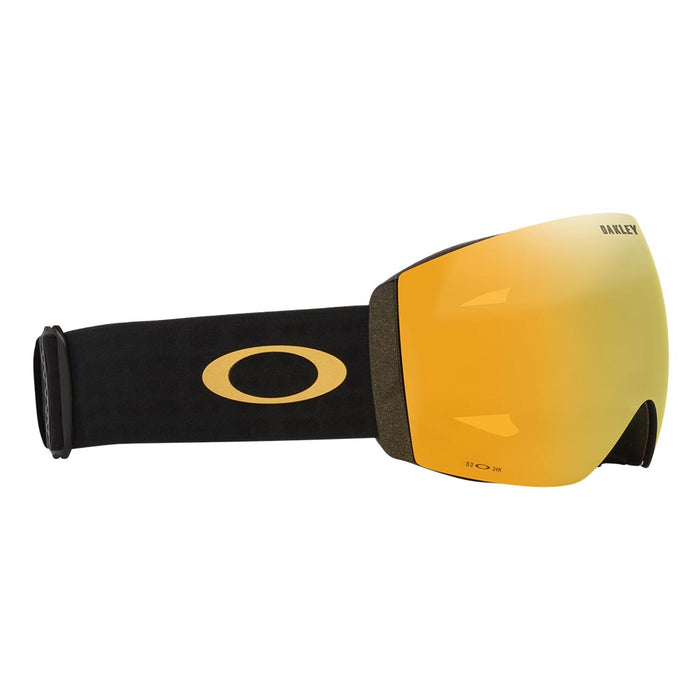 Oakley Flight Deck Pro L Prizm Snow Goggle + Extra Lens - Metallic Black Gold/24k