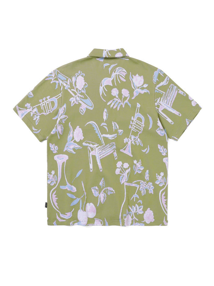 Object Jacquard Button Up Top