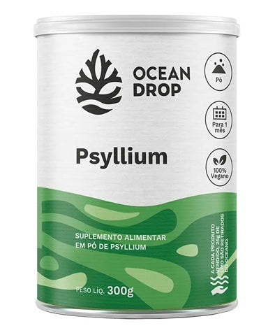 OCEAN DROP | Psyllium em pó (300 gramas)