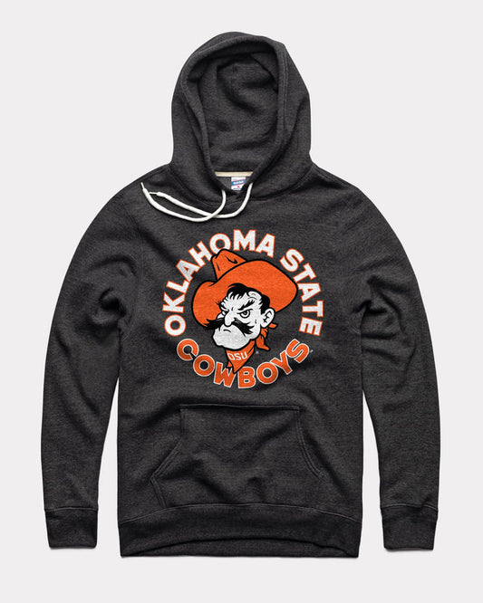 Oklahoma State Cowboys Circle Logo Black Vintage Hoodie