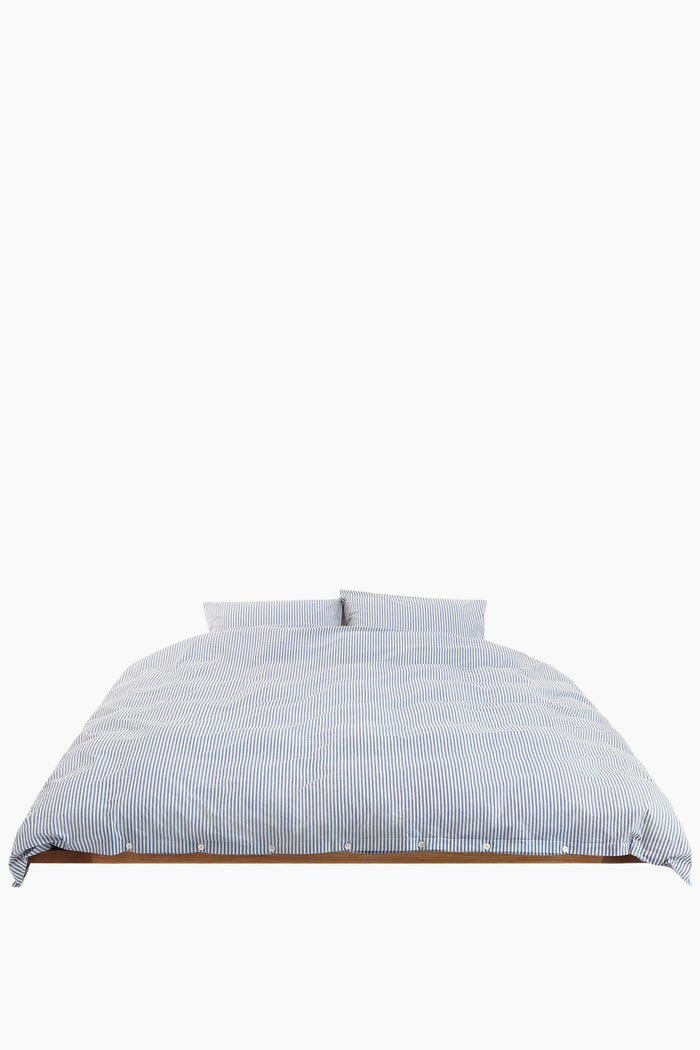 Organic Cotton Percale Bedding | Skagen Stripes