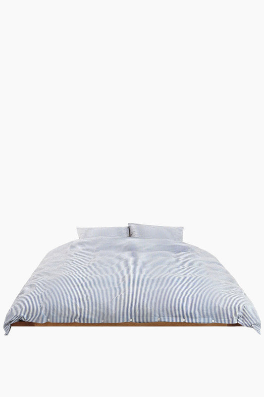 Organic Cotton Percale Bedding | Skagen Stripes
