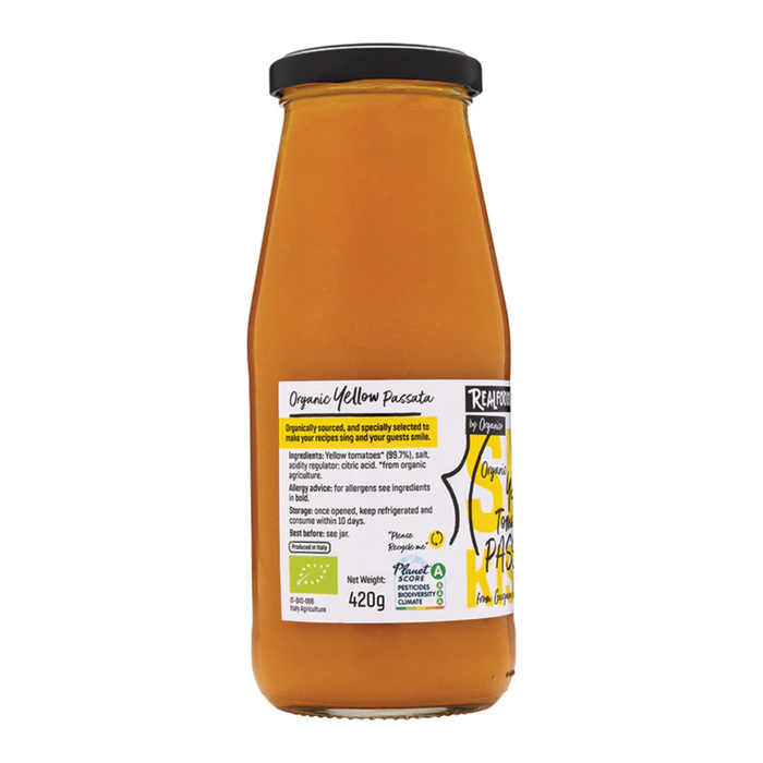 Organico Organic Yellow Tomato Passata 420g
