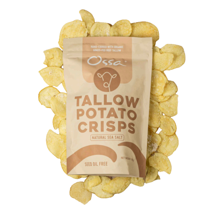 Ossa Organic Tallow Potato Crisps 100g