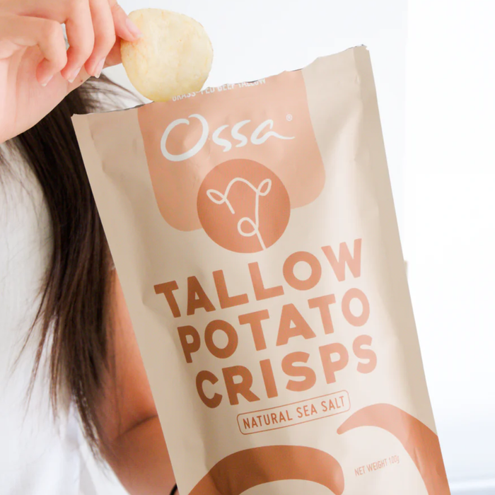 Ossa Organic Tallow Potato Crisps 100g