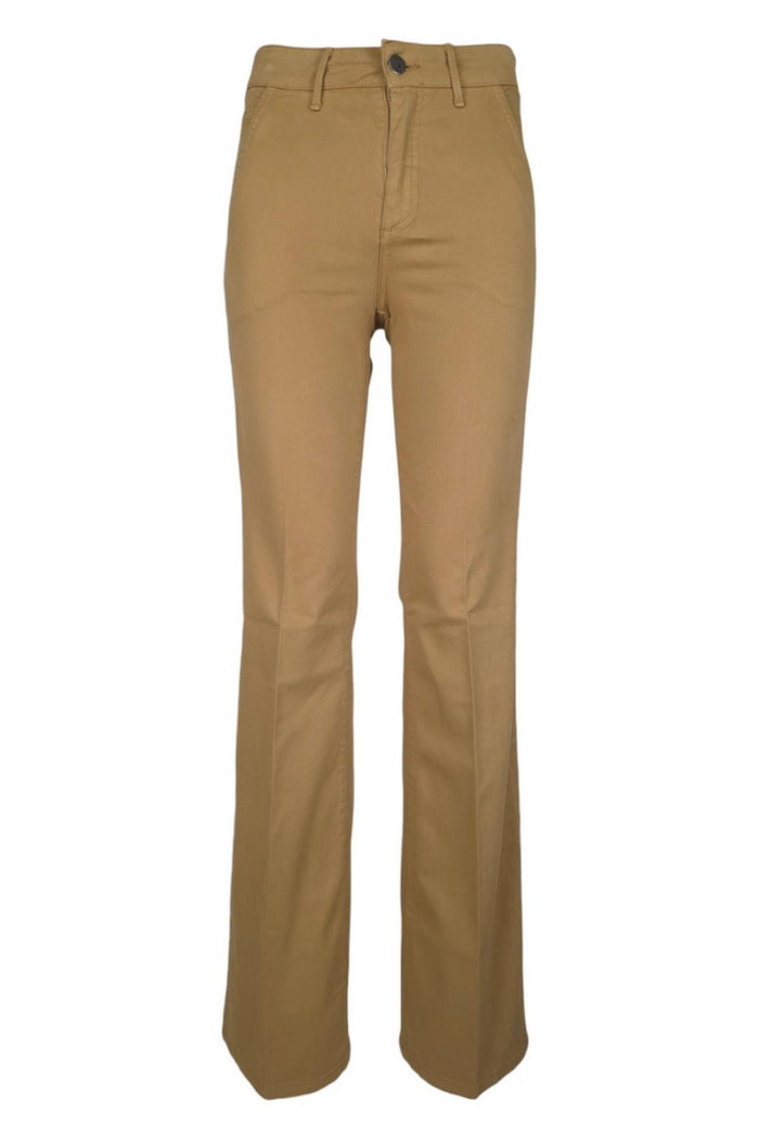 pantalone donna a zampa cammello
