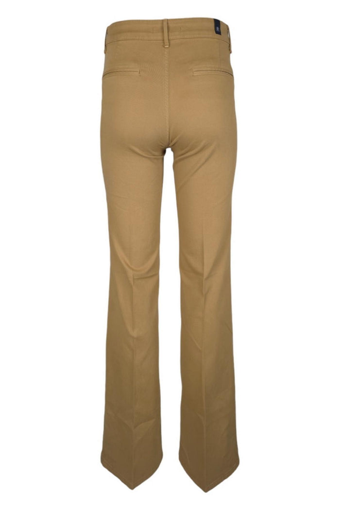pantalone donna a zampa cammello