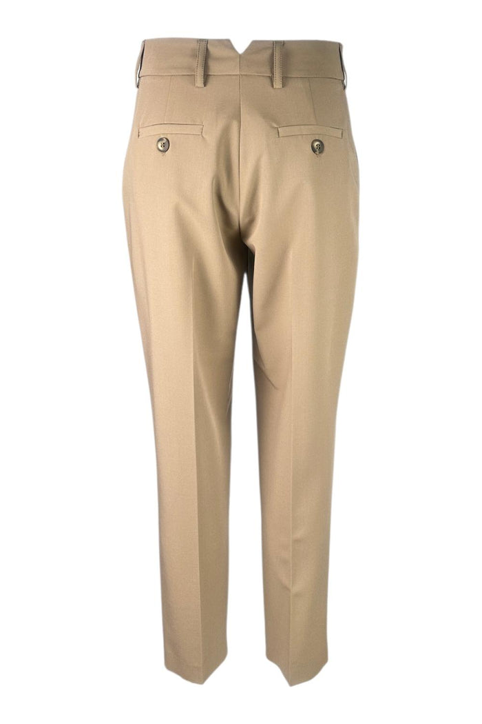pantalone donna baloon cuoio