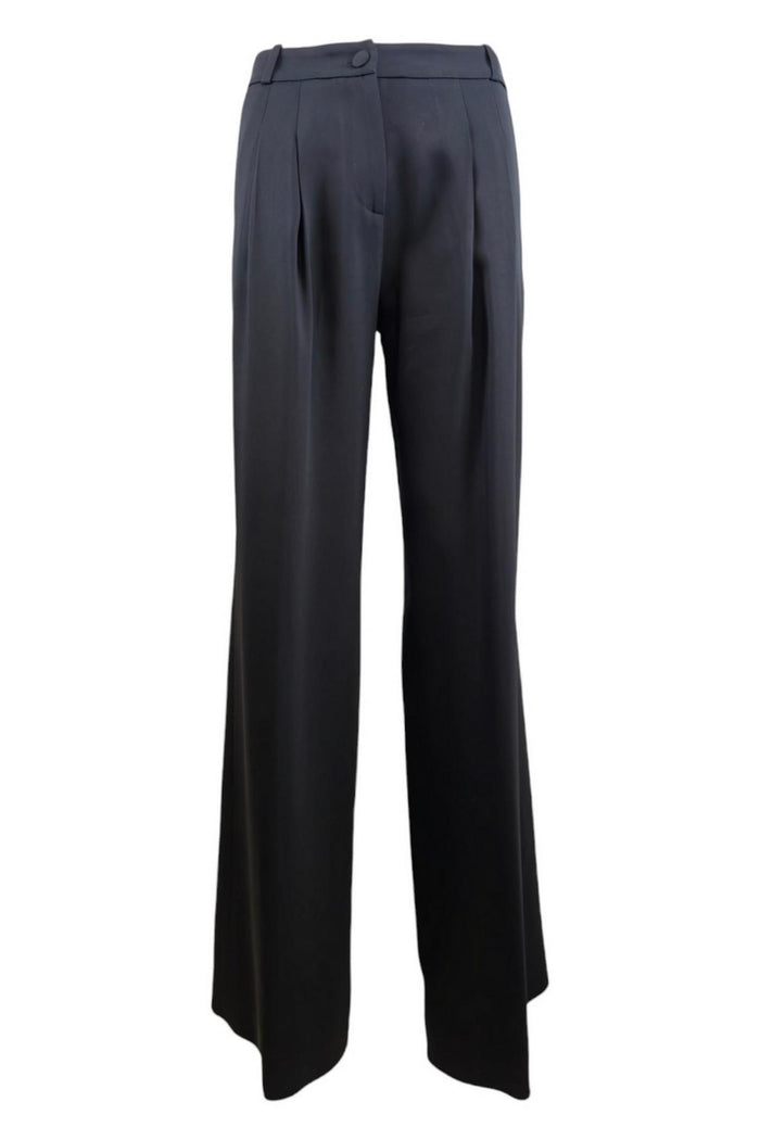 pantalone donna in cady nero