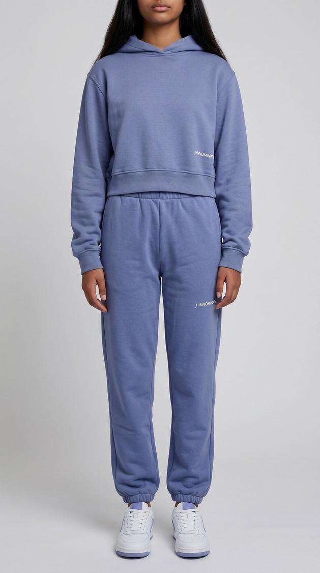 pantalone donna in felpa in cotone aviazione