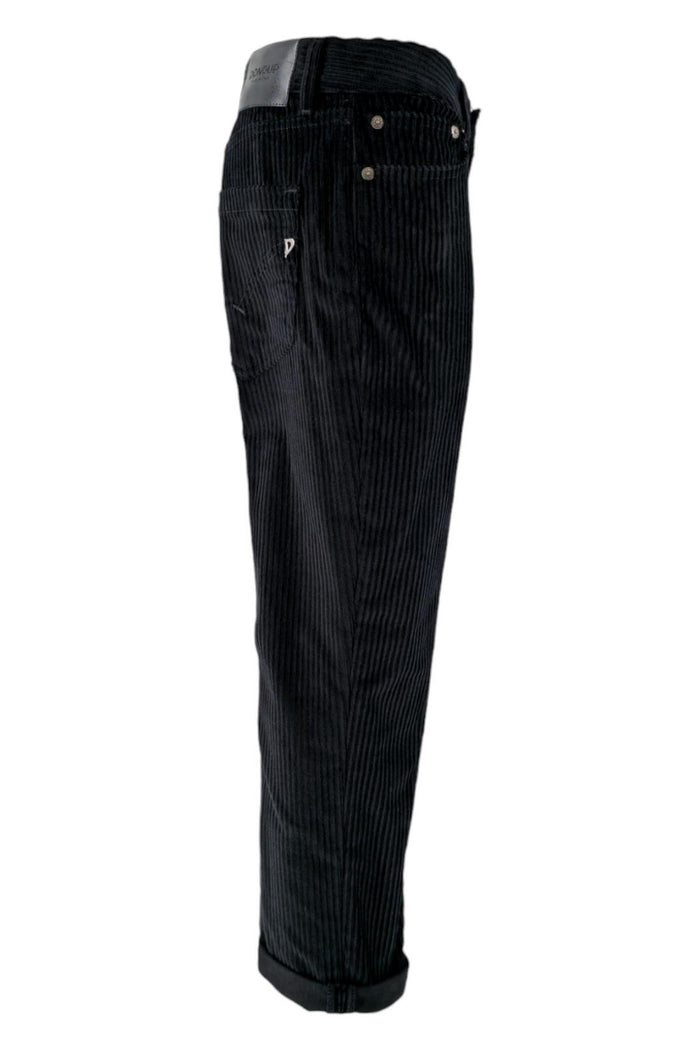 pantalone donna koons in velluto nero