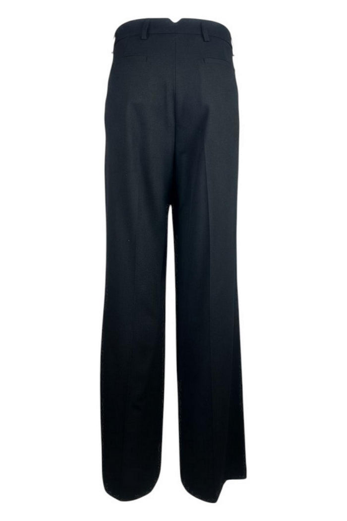 pantalone donna largo nero