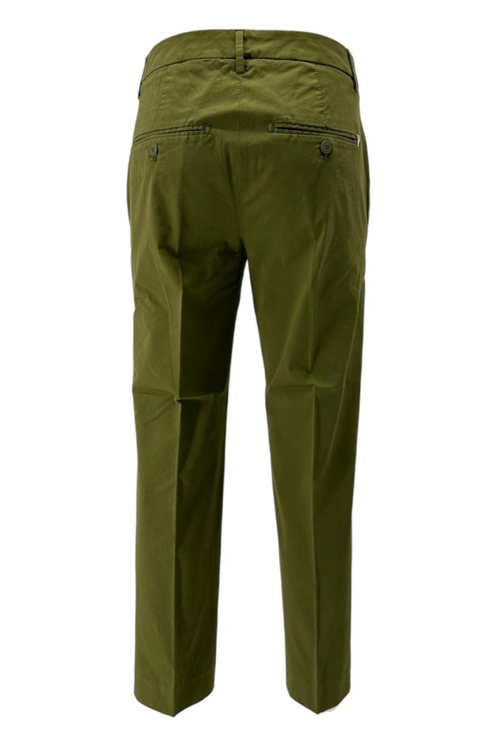 pantalone donna nima in gabardina militare