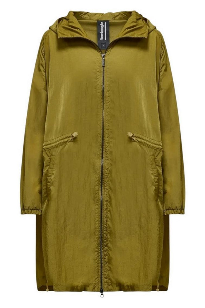 Parka sfoderato donna oliva