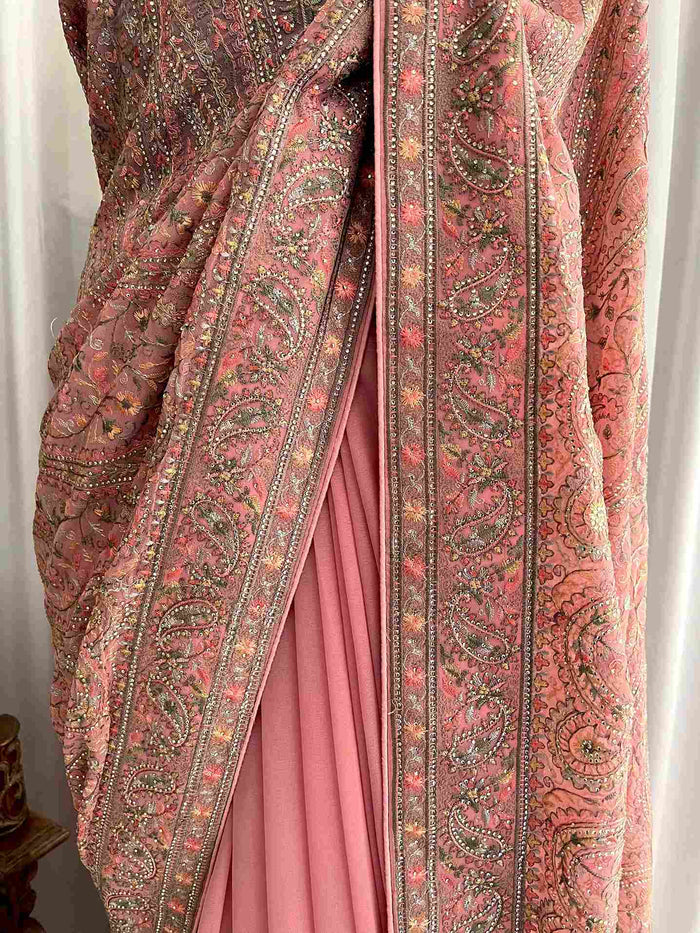 Pashmina Kashmiri Georgette: Séra