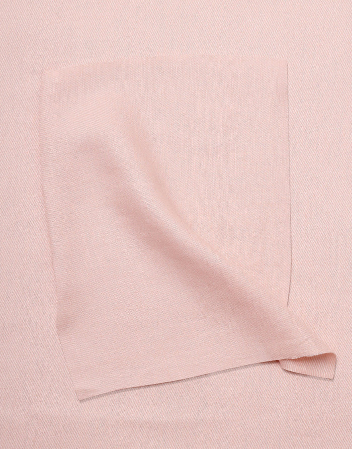 Pastel Kiss Linen Viscose Twill LivaEco Fabric, Atelier Brunette