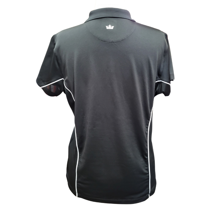 Peter Millar Women's Black Golf Polo w/ White Trim Size XL MSP$92