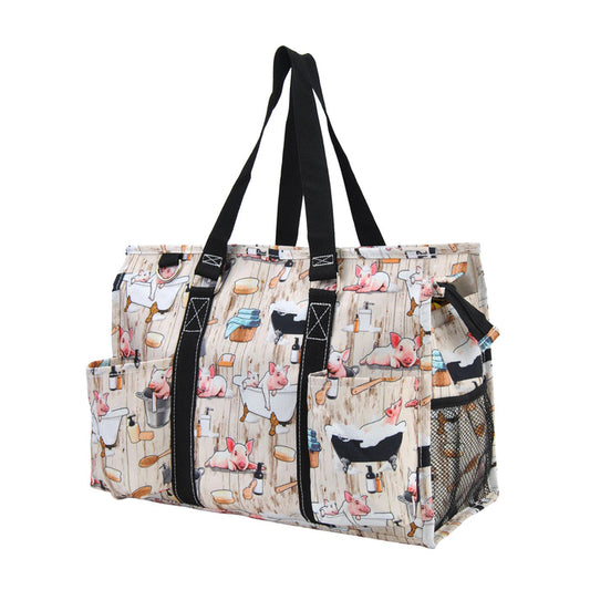Piggy Spa NGIL Zippered Caddy Organizer Tote Bag