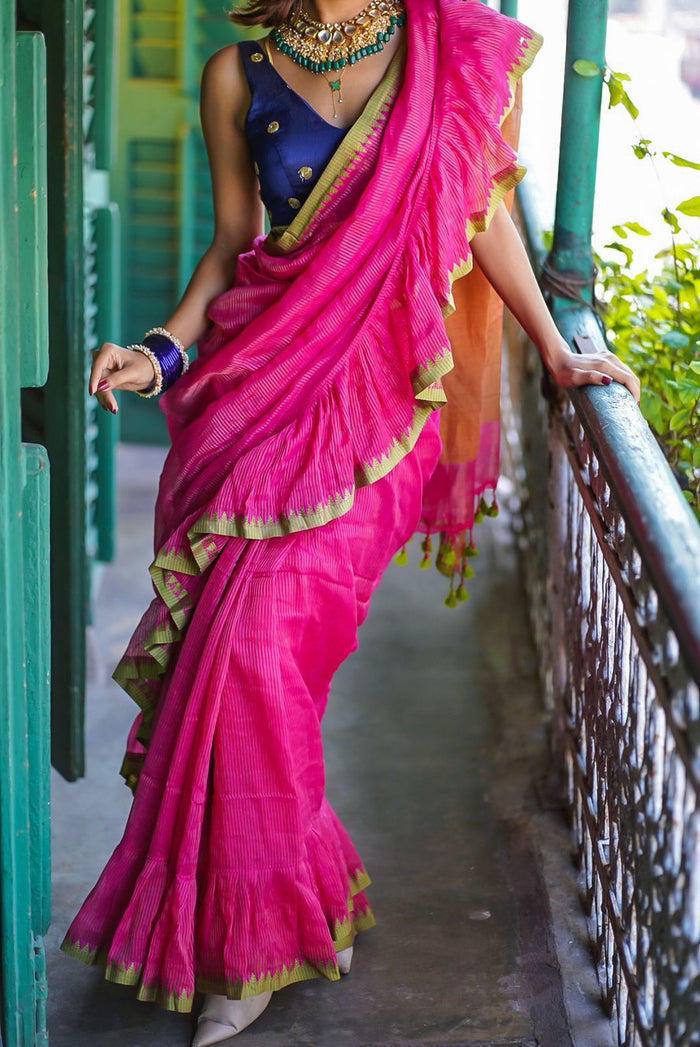 Pink Ruffle Rani