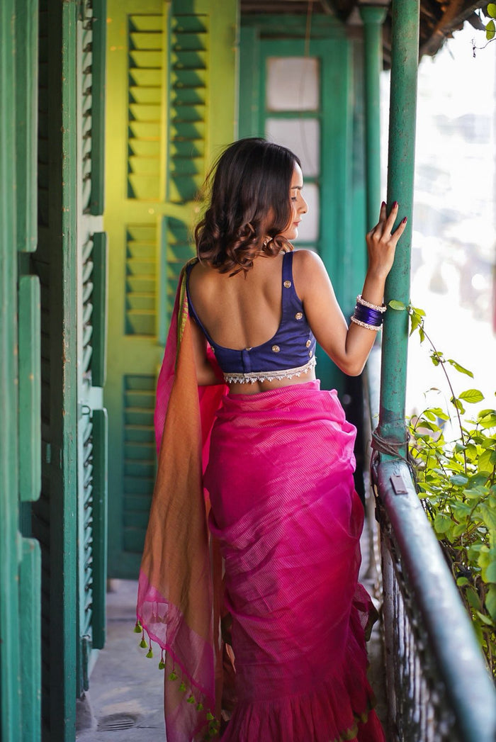 Pink Ruffle Rani