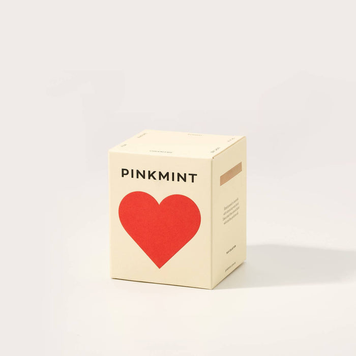 Candle presentation box with red heart on front - ANNIE.G