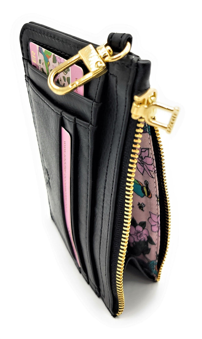 Piper Leather Top-Zip Card Holder – Saddler - Bascora