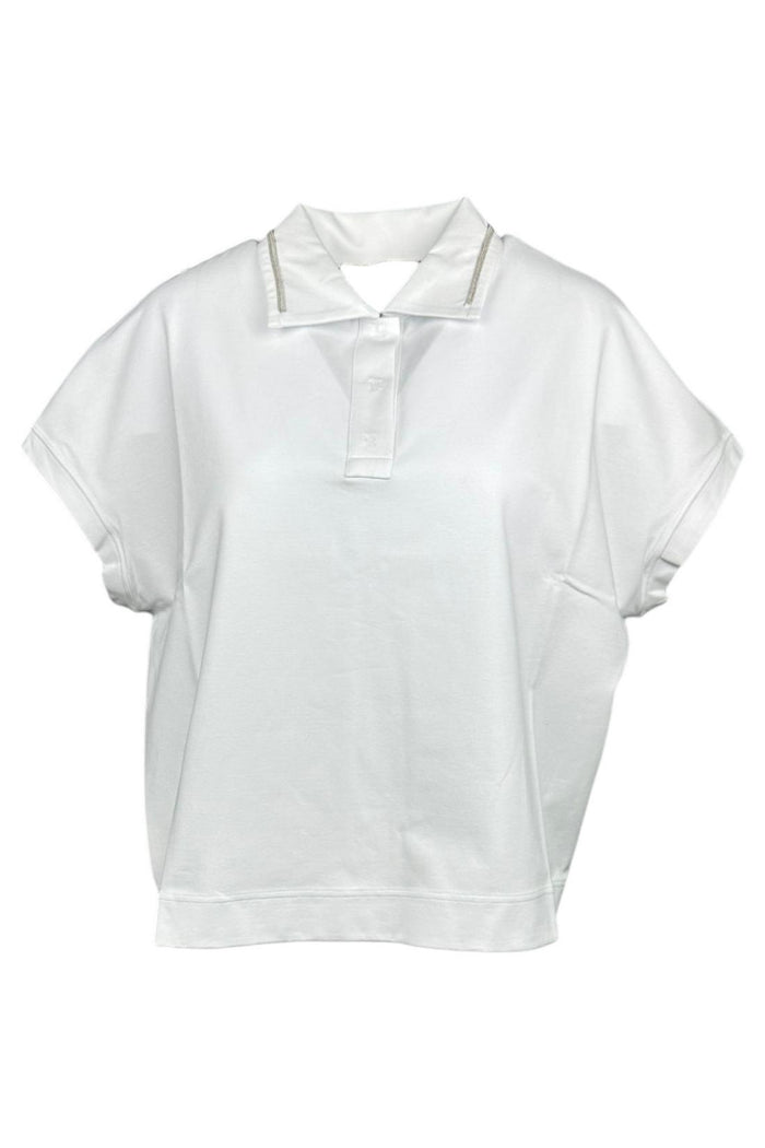 Polo donna bianco