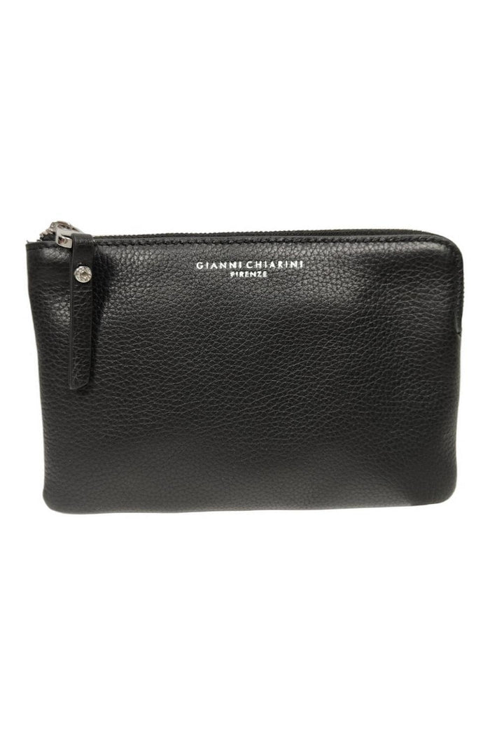 Portacarte donna in pelle nero