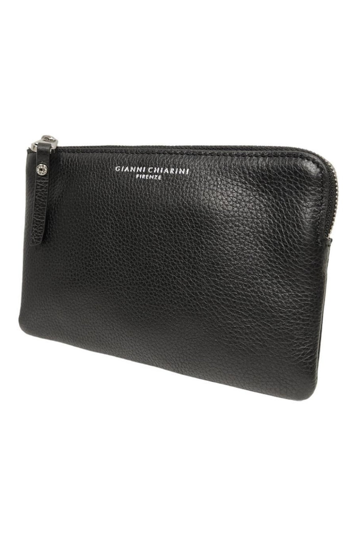 Portacarte donna in pelle nero